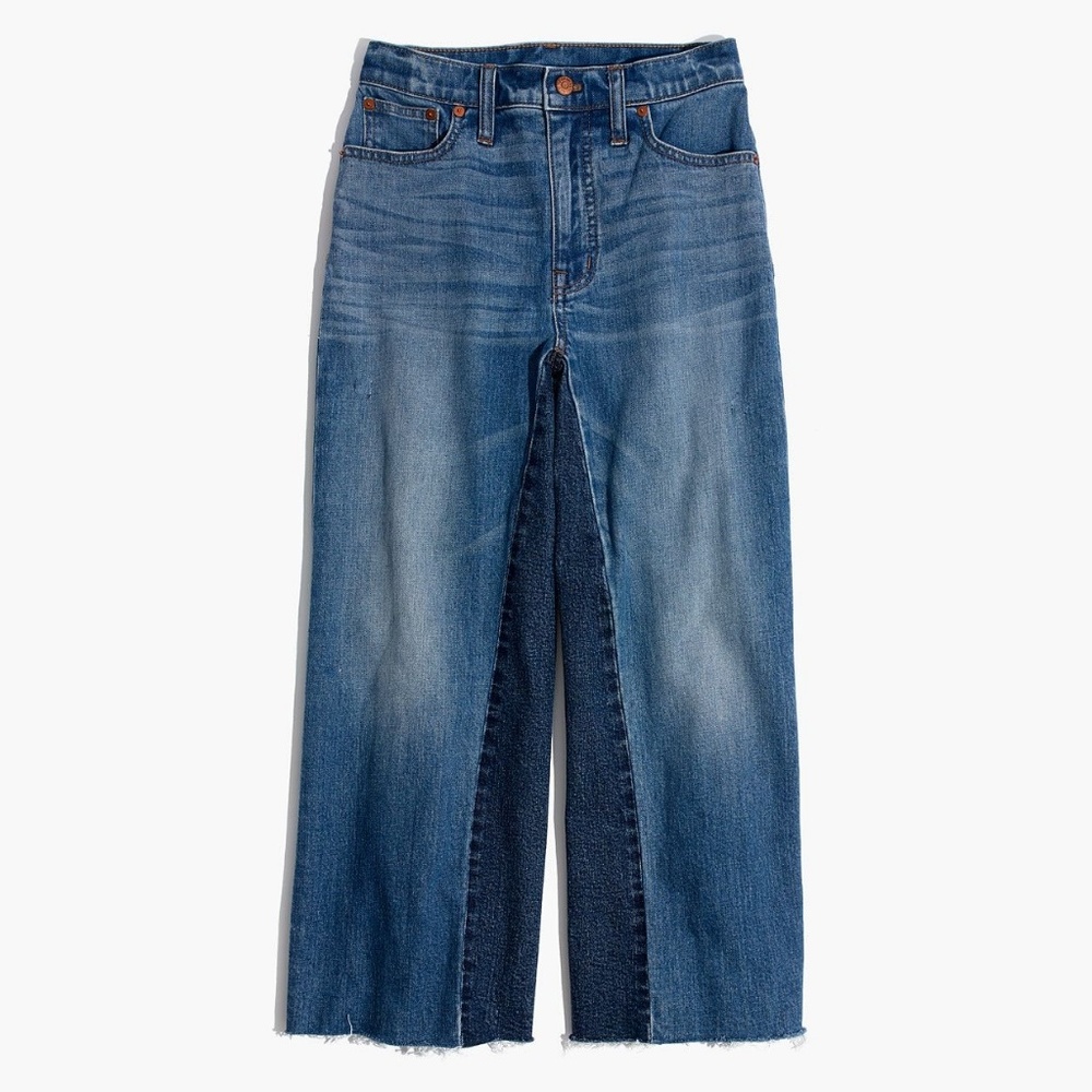 NWOT Madewell Wide-Leg Crop Jeans: Gusset Edition
